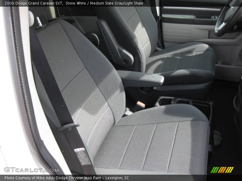 Stone White / Medium Slate Gray/Light Shale 2009 Dodge Grand Caravan SXT