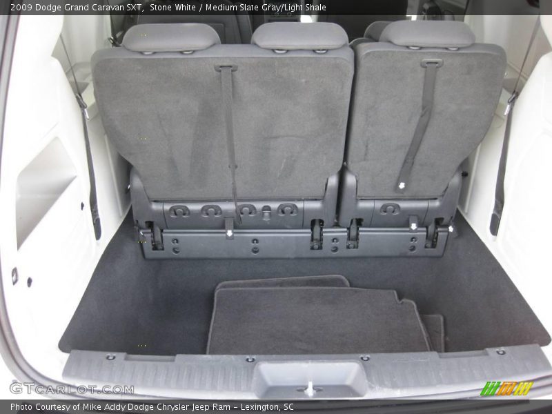 Stone White / Medium Slate Gray/Light Shale 2009 Dodge Grand Caravan SXT