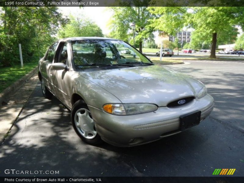 Pumice Beige Metallic / Beige 1996 Ford Contour LX