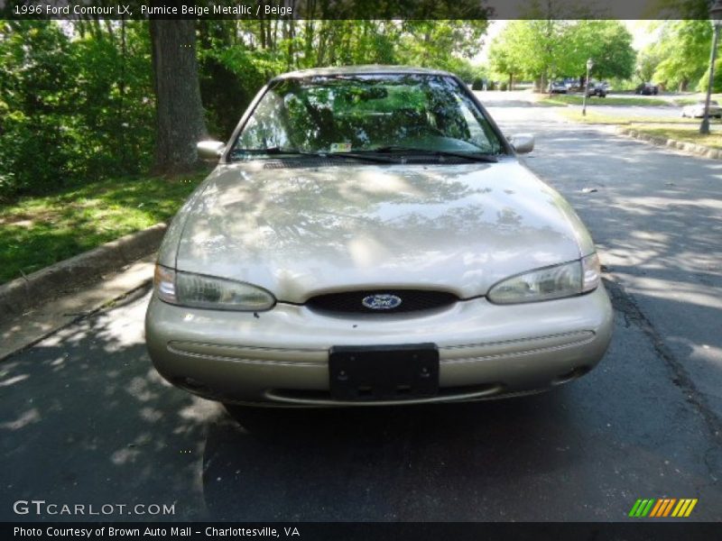 Pumice Beige Metallic / Beige 1996 Ford Contour LX