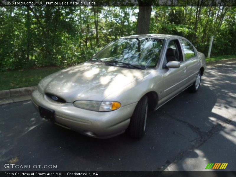 Pumice Beige Metallic / Beige 1996 Ford Contour LX