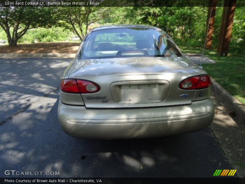 Pumice Beige Metallic / Beige 1996 Ford Contour LX