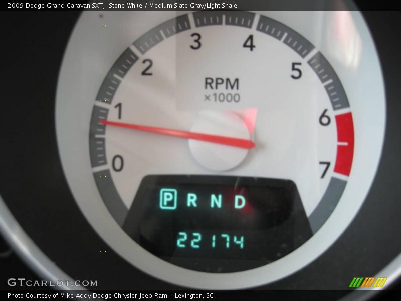 Stone White / Medium Slate Gray/Light Shale 2009 Dodge Grand Caravan SXT