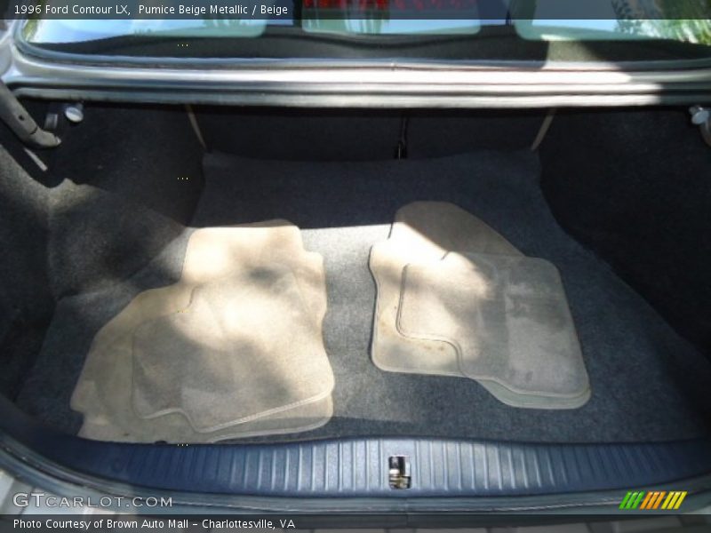 Pumice Beige Metallic / Beige 1996 Ford Contour LX