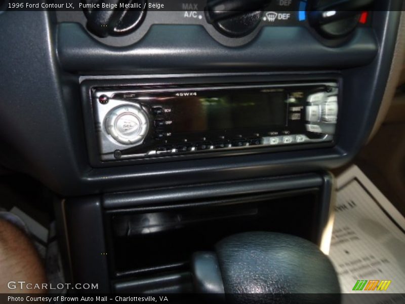 Pumice Beige Metallic / Beige 1996 Ford Contour LX