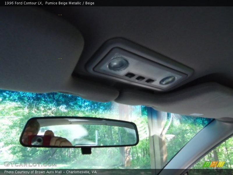 Pumice Beige Metallic / Beige 1996 Ford Contour LX