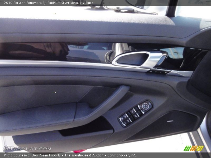 Platinum Silver Metallic / Black 2010 Porsche Panamera S