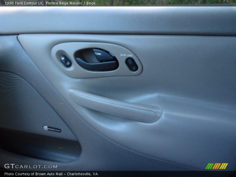 Pumice Beige Metallic / Beige 1996 Ford Contour LX