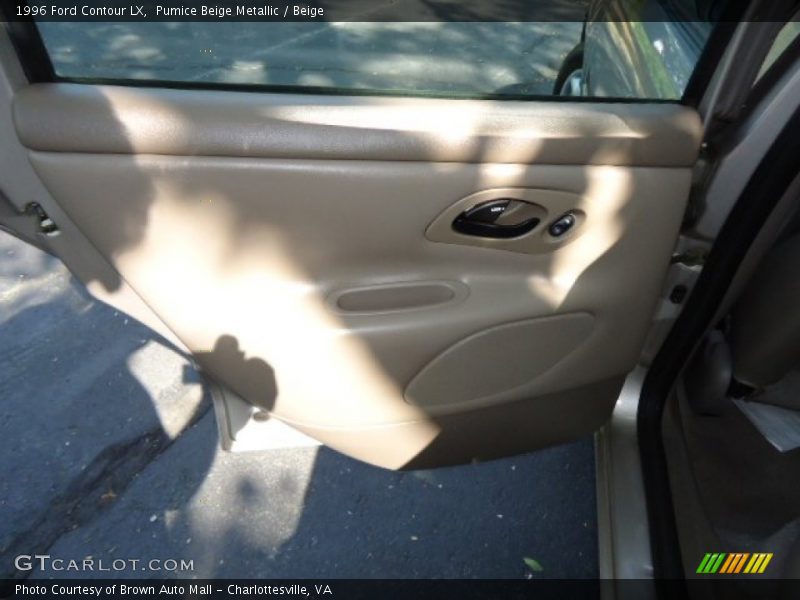 Pumice Beige Metallic / Beige 1996 Ford Contour LX