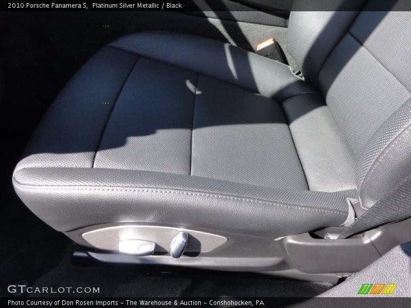 Platinum Silver Metallic / Black 2010 Porsche Panamera S