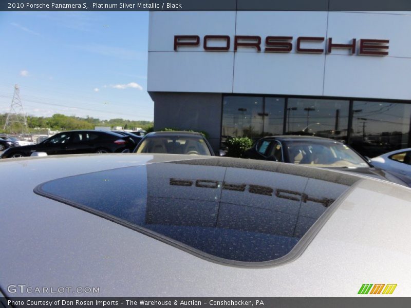 Platinum Silver Metallic / Black 2010 Porsche Panamera S