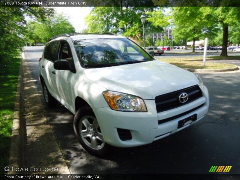 Super White / Ash Gray 2009 Toyota RAV4 I4