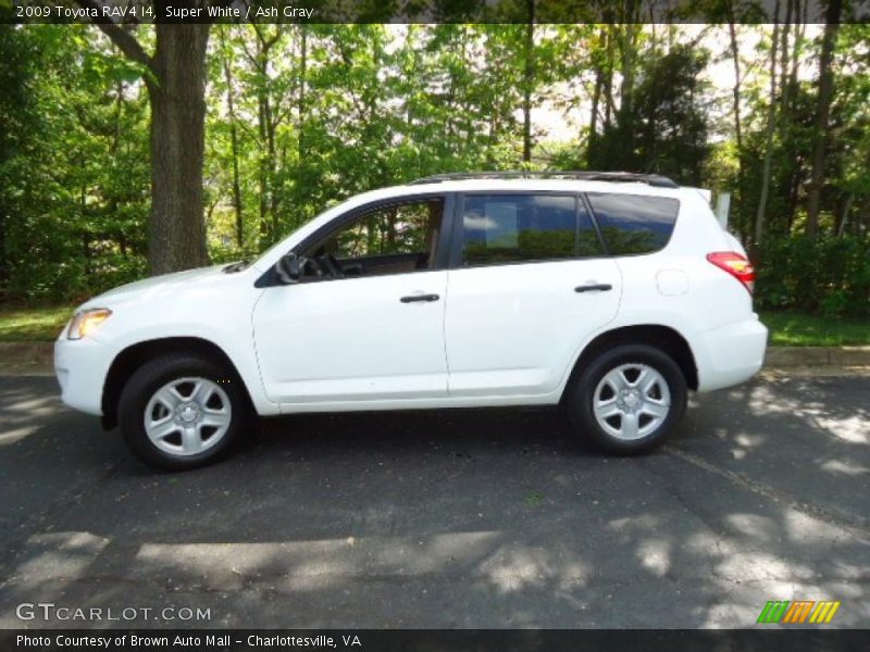 Super White / Ash Gray 2009 Toyota RAV4 I4