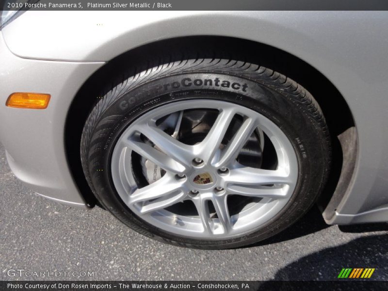Platinum Silver Metallic / Black 2010 Porsche Panamera S
