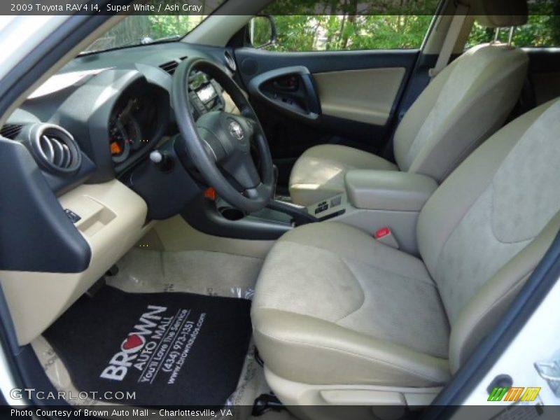 Super White / Ash Gray 2009 Toyota RAV4 I4
