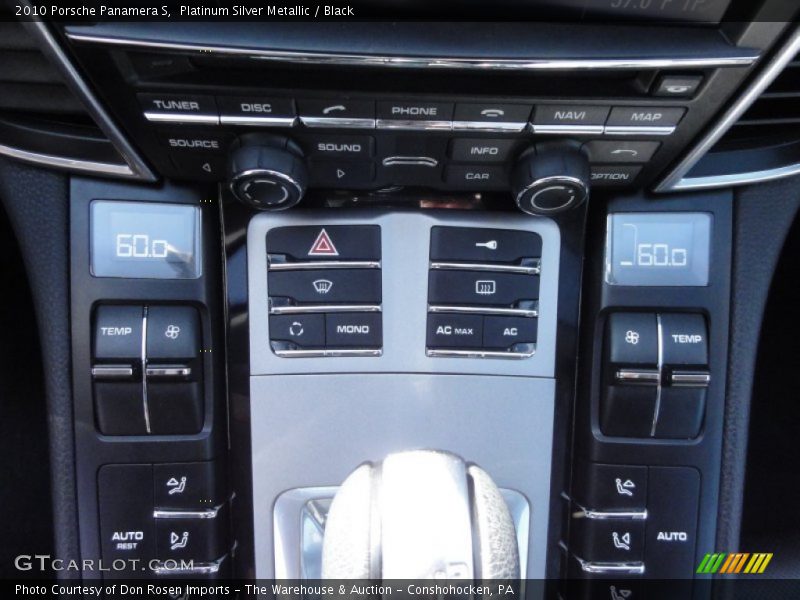 Platinum Silver Metallic / Black 2010 Porsche Panamera S