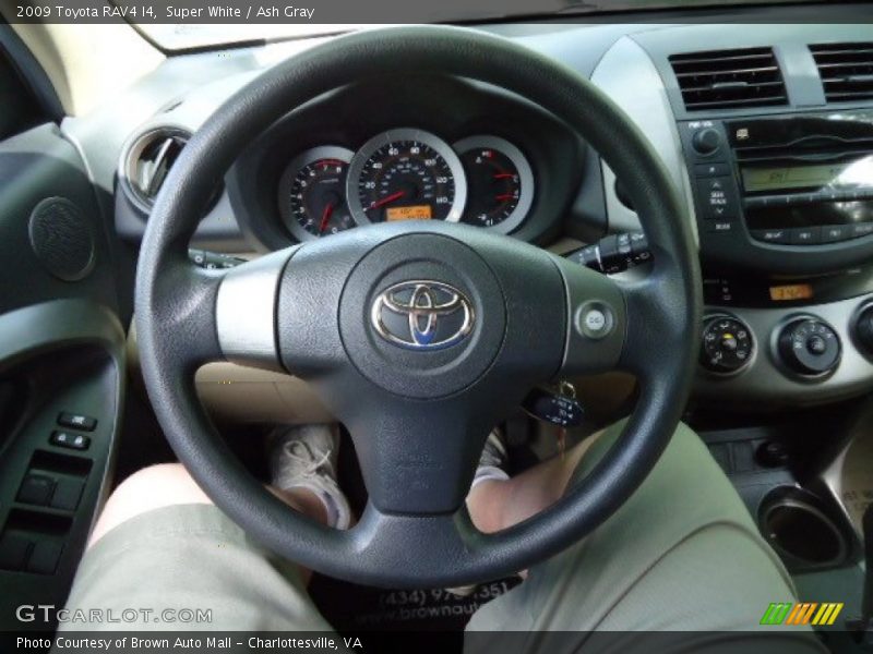 Super White / Ash Gray 2009 Toyota RAV4 I4