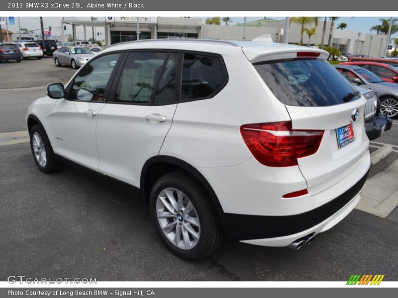 Alpine White / Black 2013 BMW X3 xDrive 28i