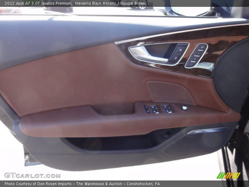 Havanna Black Metallic / Nougat Brown 2012 Audi A7 3.0T quattro Premium