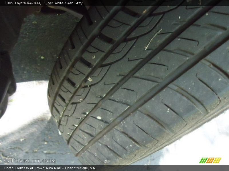 Super White / Ash Gray 2009 Toyota RAV4 I4