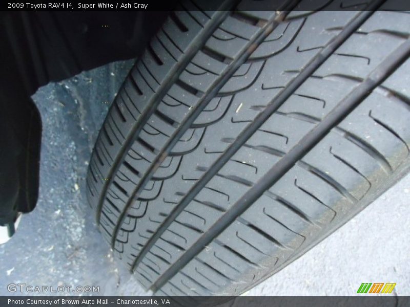 Super White / Ash Gray 2009 Toyota RAV4 I4