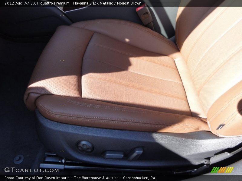Havanna Black Metallic / Nougat Brown 2012 Audi A7 3.0T quattro Premium