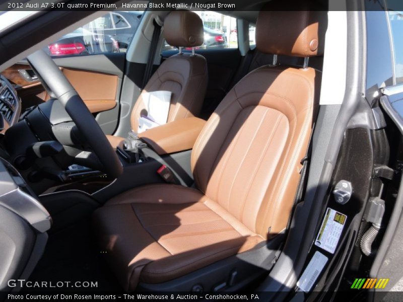 Havanna Black Metallic / Nougat Brown 2012 Audi A7 3.0T quattro Premium