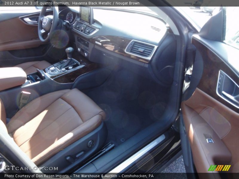 Havanna Black Metallic / Nougat Brown 2012 Audi A7 3.0T quattro Premium