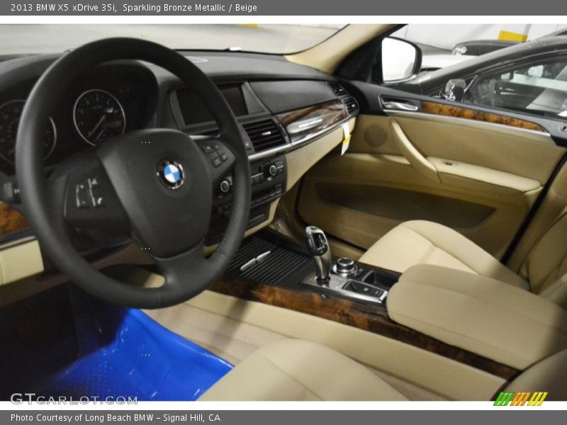 Sparkling Bronze Metallic / Beige 2013 BMW X5 xDrive 35i