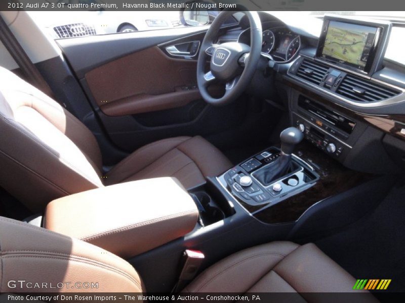 Havanna Black Metallic / Nougat Brown 2012 Audi A7 3.0T quattro Premium