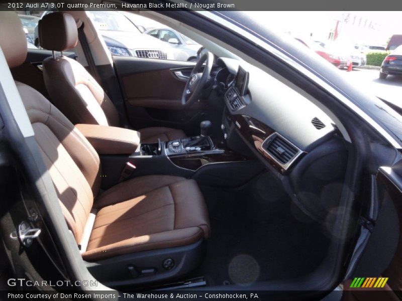 Havanna Black Metallic / Nougat Brown 2012 Audi A7 3.0T quattro Premium