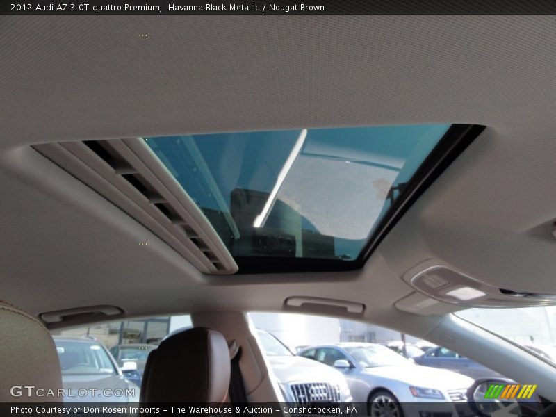 Havanna Black Metallic / Nougat Brown 2012 Audi A7 3.0T quattro Premium