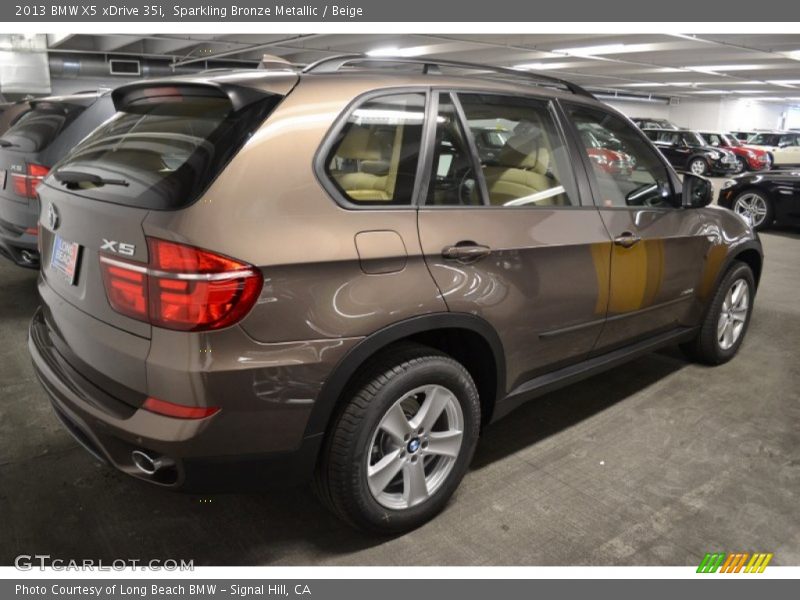 Sparkling Bronze Metallic / Beige 2013 BMW X5 xDrive 35i