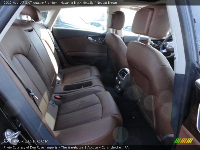 Havanna Black Metallic / Nougat Brown 2012 Audi A7 3.0T quattro Premium