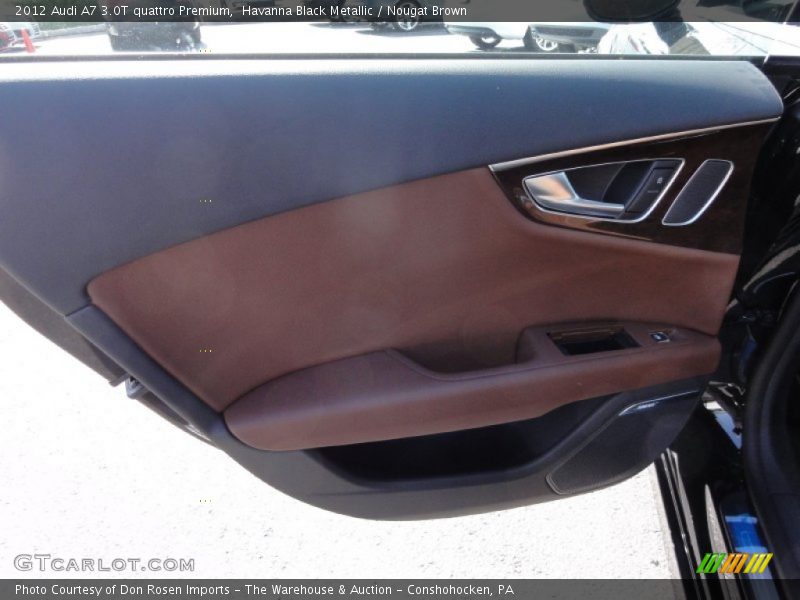 Havanna Black Metallic / Nougat Brown 2012 Audi A7 3.0T quattro Premium