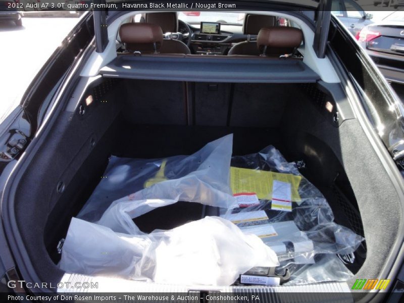 Havanna Black Metallic / Nougat Brown 2012 Audi A7 3.0T quattro Premium