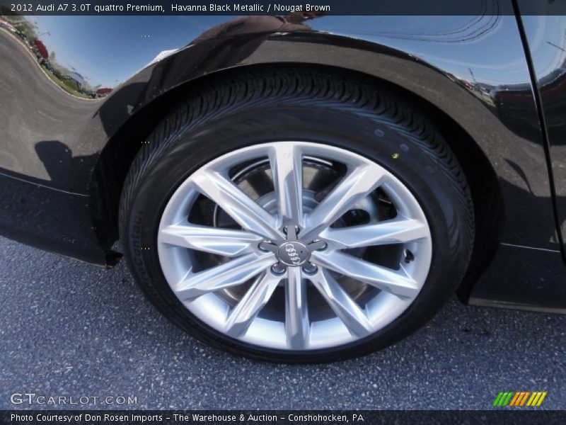 Havanna Black Metallic / Nougat Brown 2012 Audi A7 3.0T quattro Premium