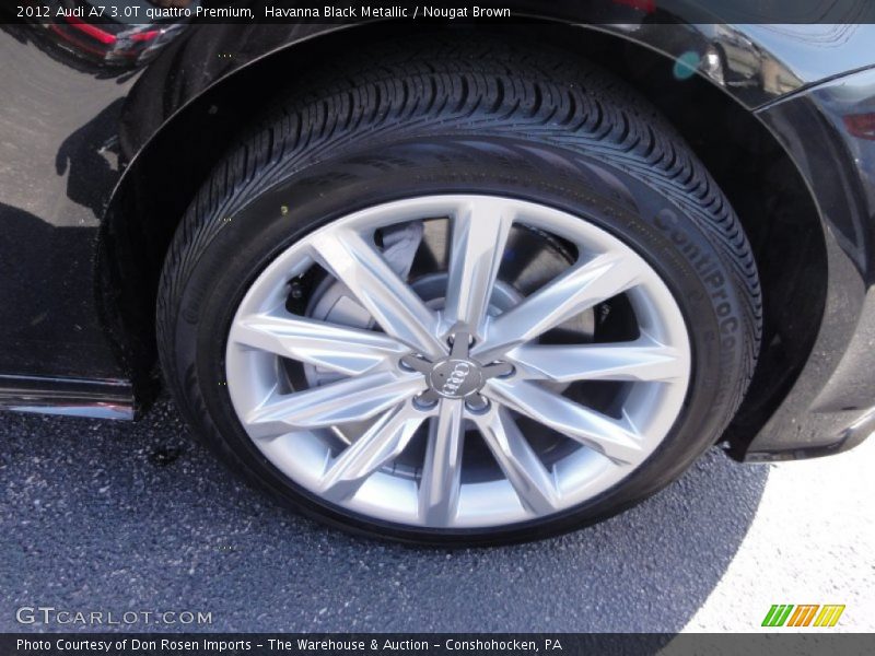 Havanna Black Metallic / Nougat Brown 2012 Audi A7 3.0T quattro Premium