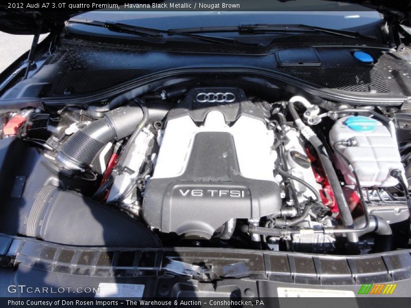 Havanna Black Metallic / Nougat Brown 2012 Audi A7 3.0T quattro Premium