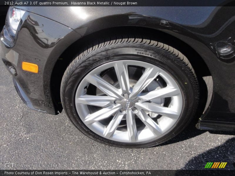 Havanna Black Metallic / Nougat Brown 2012 Audi A7 3.0T quattro Premium