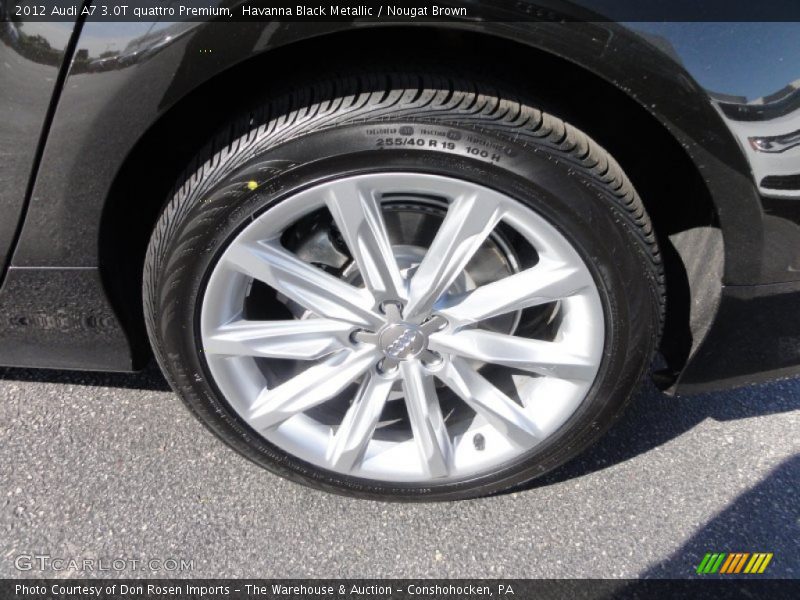 Havanna Black Metallic / Nougat Brown 2012 Audi A7 3.0T quattro Premium