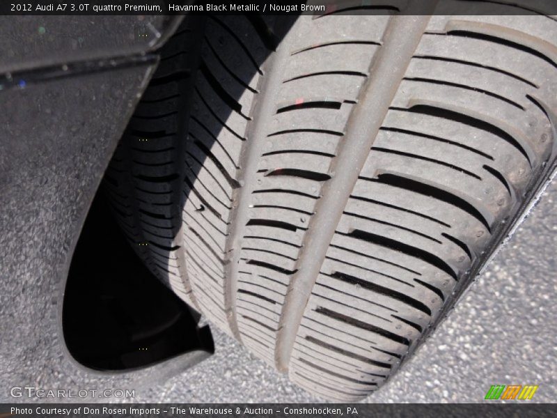 Havanna Black Metallic / Nougat Brown 2012 Audi A7 3.0T quattro Premium