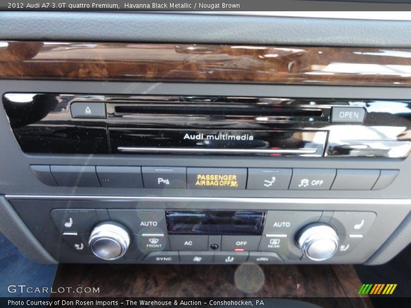 Havanna Black Metallic / Nougat Brown 2012 Audi A7 3.0T quattro Premium