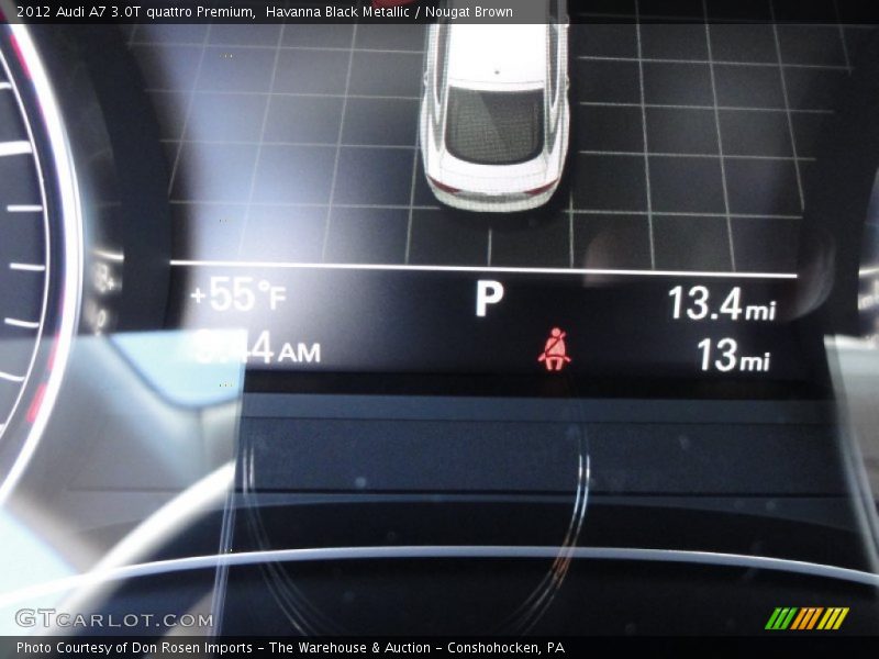 Havanna Black Metallic / Nougat Brown 2012 Audi A7 3.0T quattro Premium
