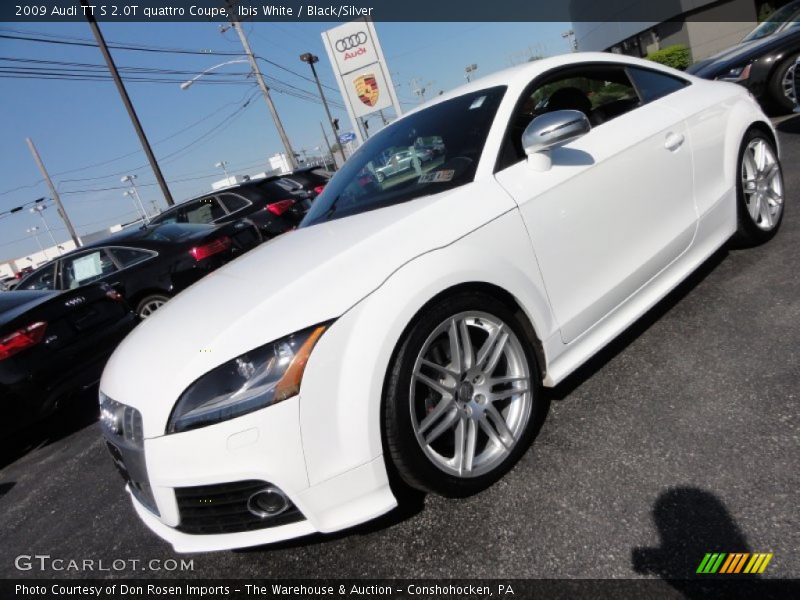 Ibis White / Black/Silver 2009 Audi TT S 2.0T quattro Coupe