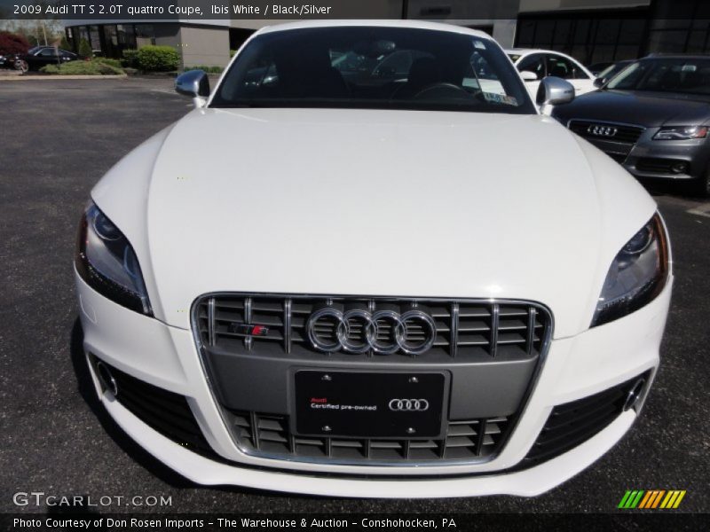 Ibis White / Black/Silver 2009 Audi TT S 2.0T quattro Coupe