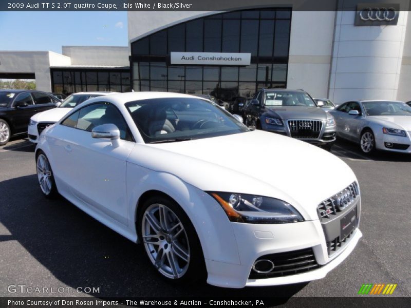 Ibis White / Black/Silver 2009 Audi TT S 2.0T quattro Coupe