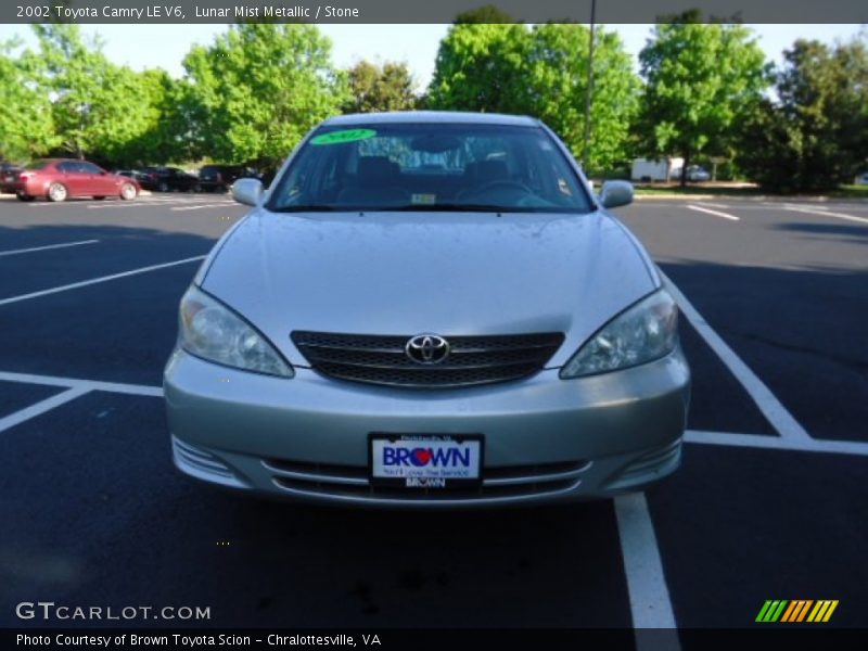 Lunar Mist Metallic / Stone 2002 Toyota Camry LE V6