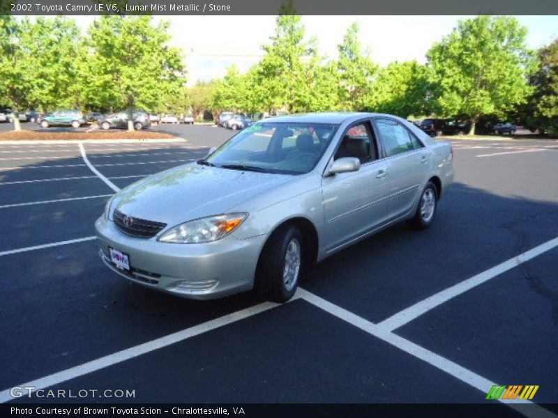 Lunar Mist Metallic / Stone 2002 Toyota Camry LE V6