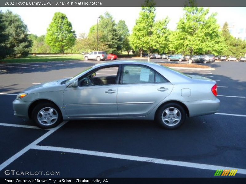 Lunar Mist Metallic / Stone 2002 Toyota Camry LE V6